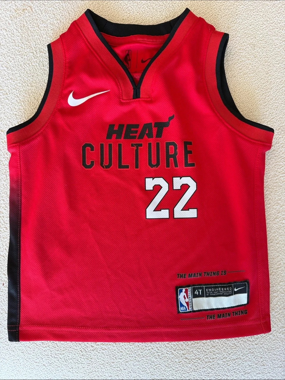Nike Red Heat Culture Youth Basketball Jersey - #22